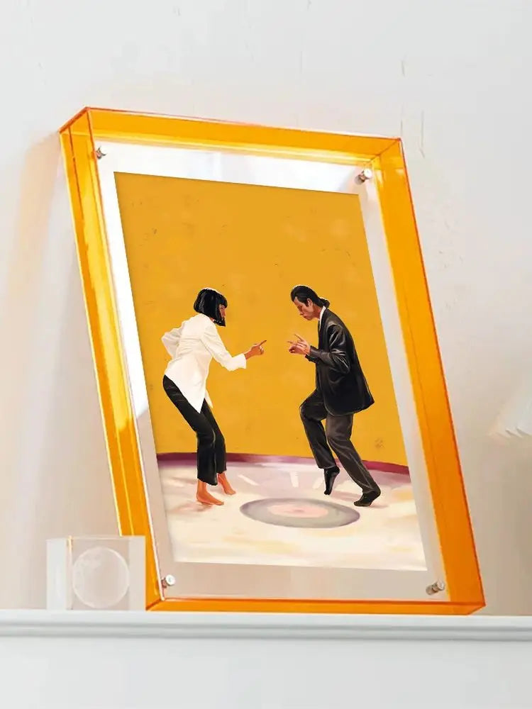 Acrylic Frame Pulp Fiction Dance Poster Ornament - Sudd