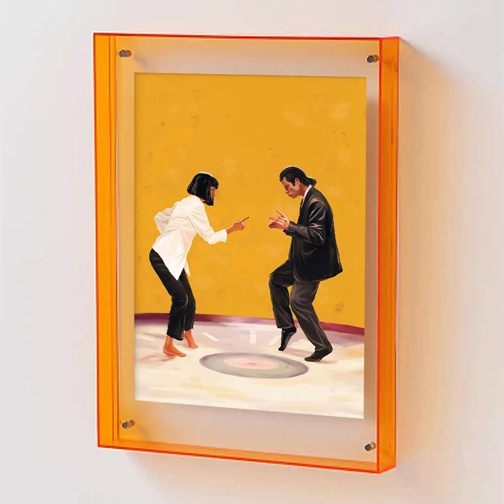 Acrylic Frame Pulp Fiction Dance Poster Ornament - Sudd