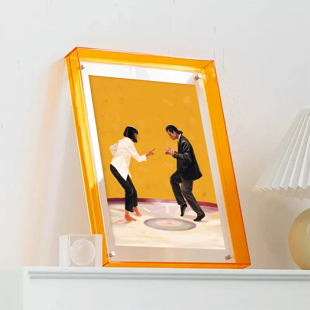 Acrylic Frame Pulp Fiction Dance Poster Ornament - Sudd