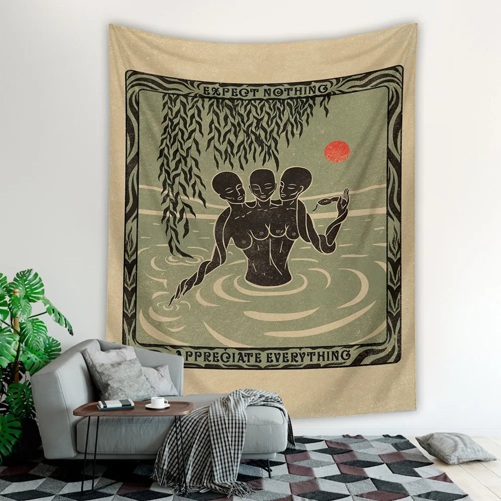 Boho Alien Inspired Tapestry - Sudd