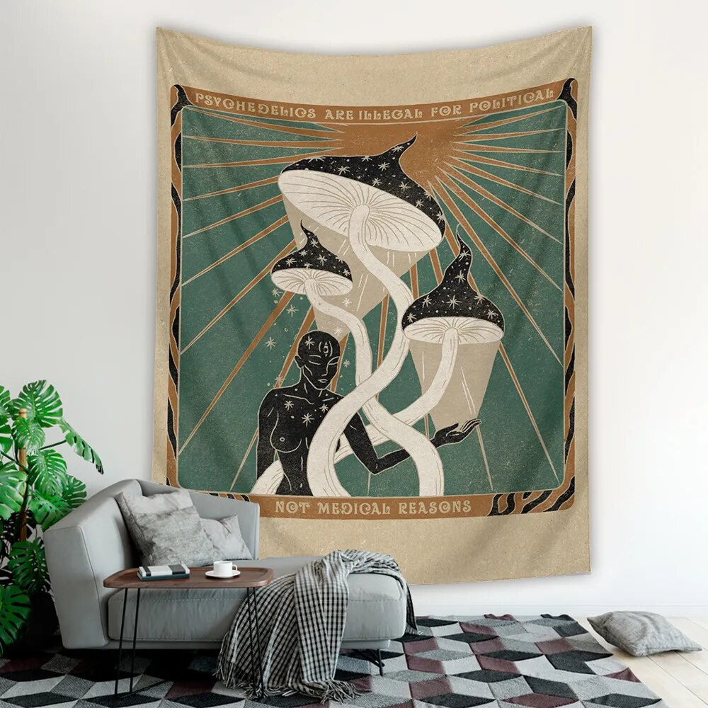 Boho Alien Inspired Tapestry - Sudd