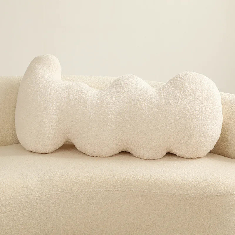 Cream Cuddle Cushion - Irregular Shape - Sudd