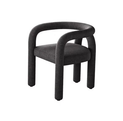 Wool Textured Rounded Noodle Chair - Sudd