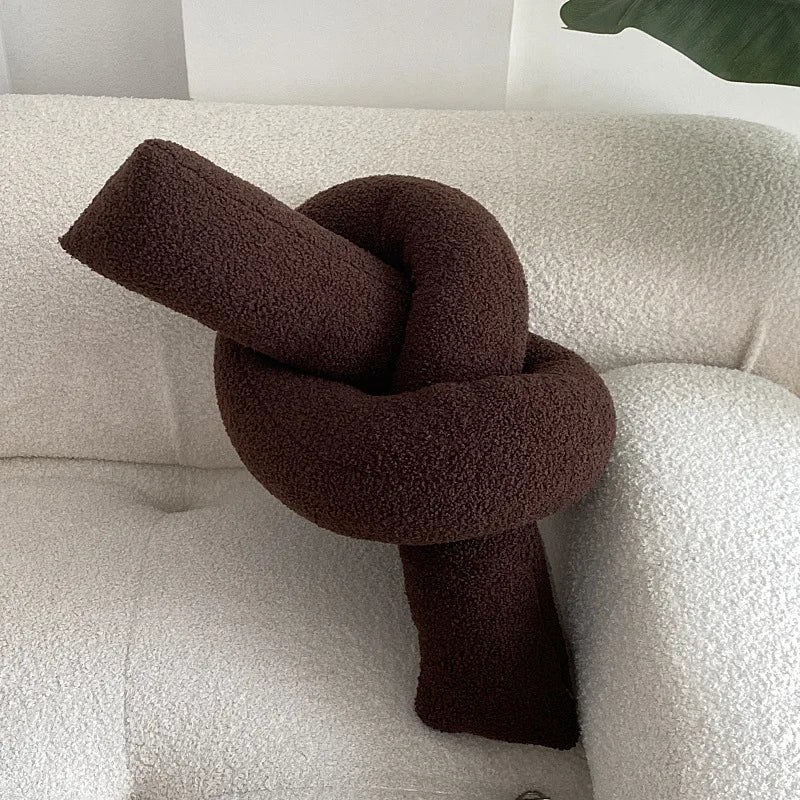 Soft Plush Knotted Cushion - Sudd