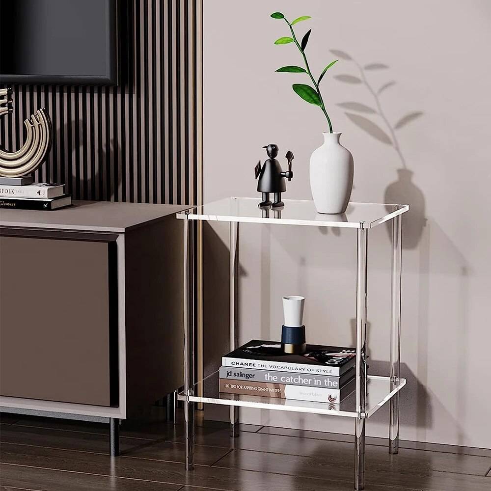 Acrylic Side Table - Sudd