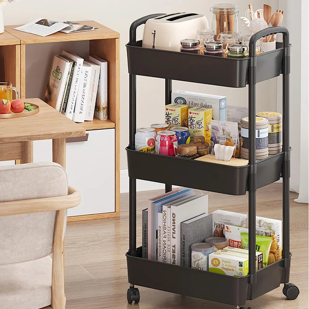 Black Storage Trolley - Sudd