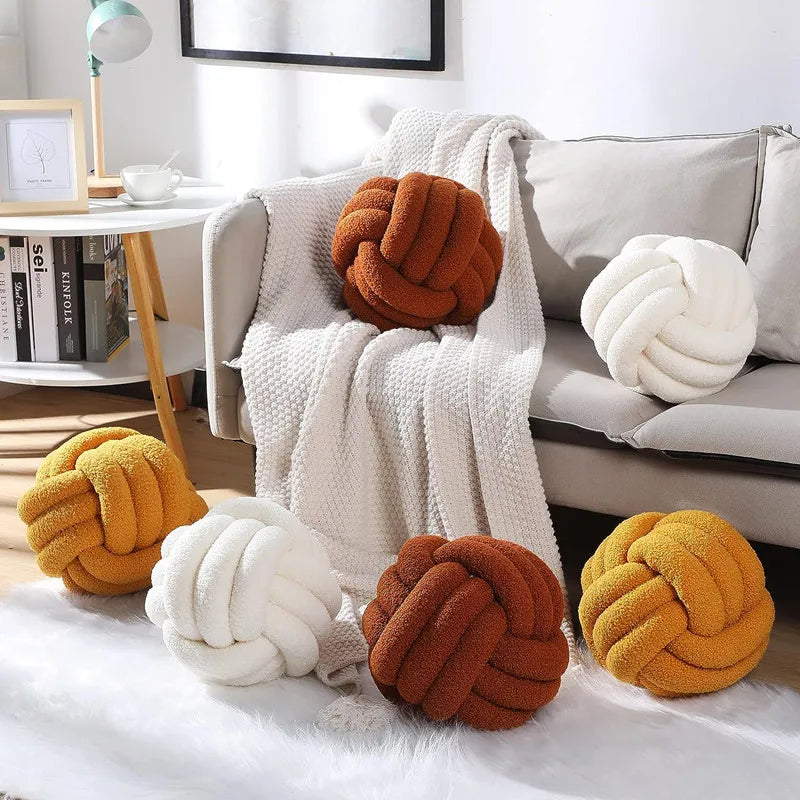 Soft Knotted Ball Cushion - Sudd