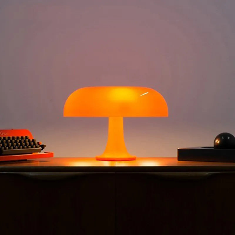 Orange Mushroom Table Lamp - Sudd