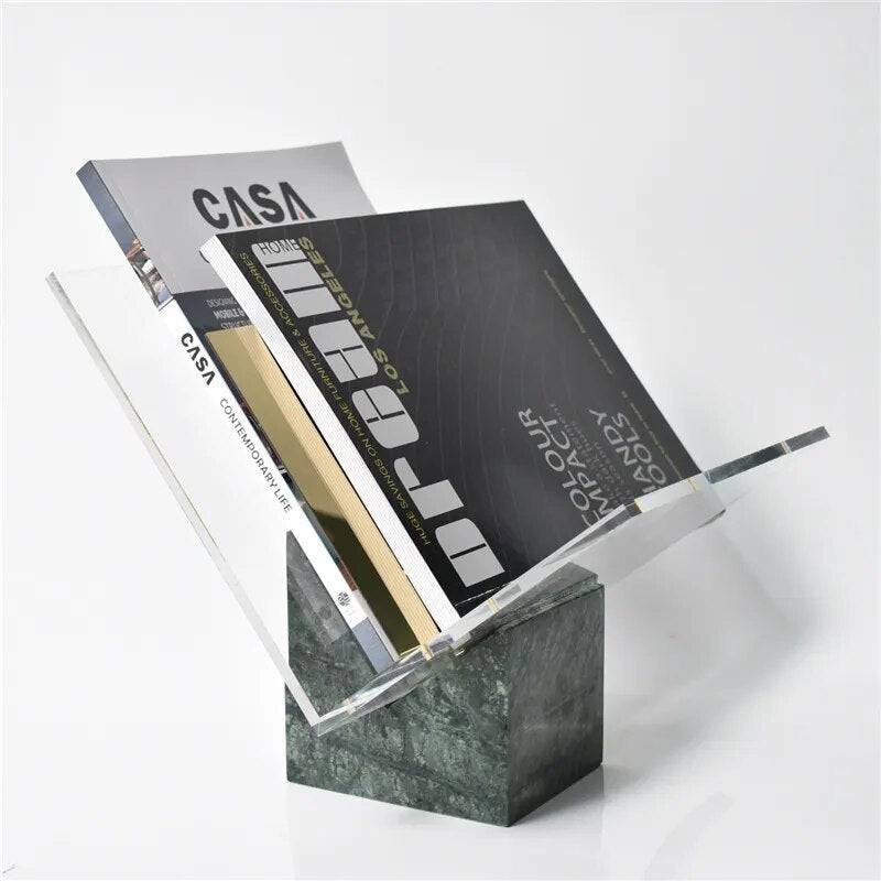 Marble Acrylic Book Holder - Sudd