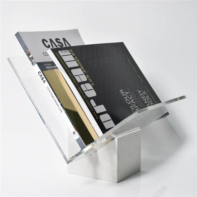 Marble Acrylic Book Holder - Sudd