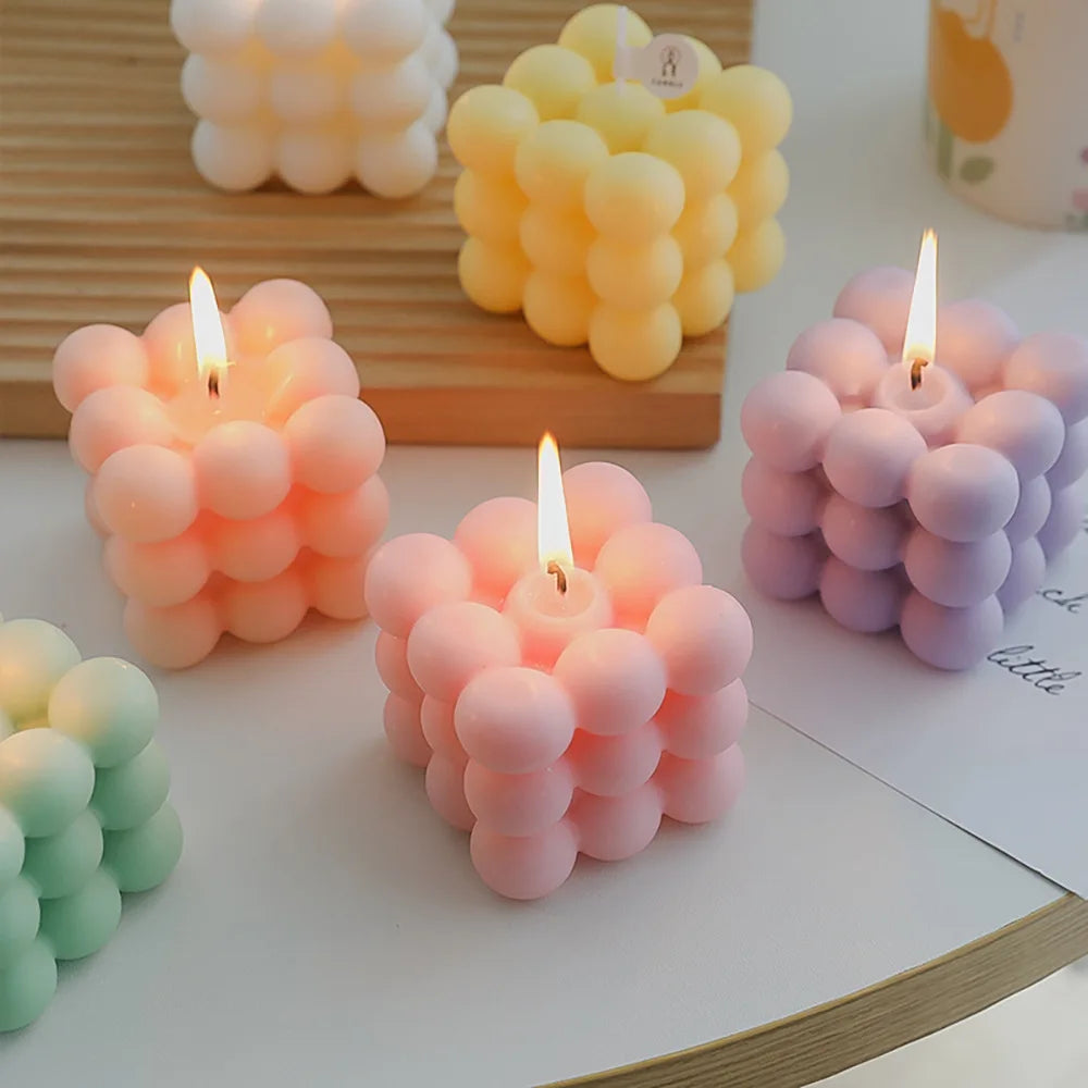 Bubble Cube Handmade Scented Candle - Sudd