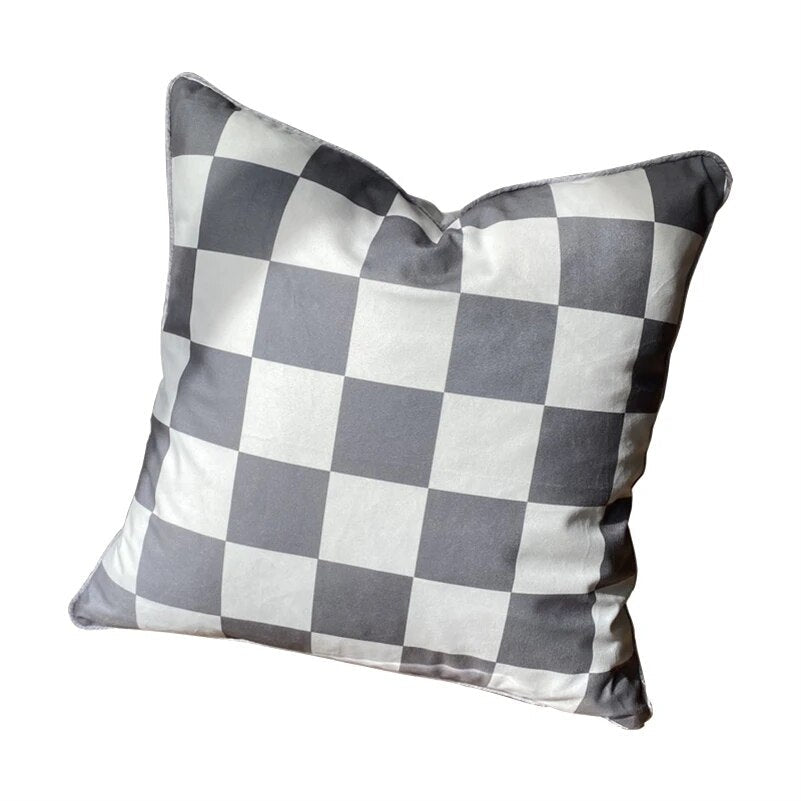 Checkerboard Square Cushion - Sudd